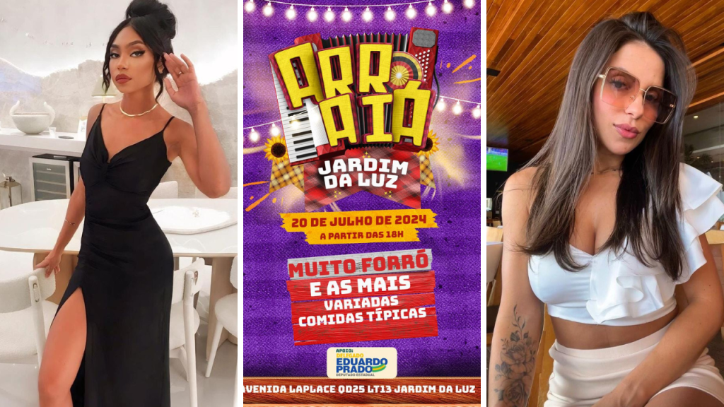 Arraiá Mio do Jardim da Luz recebe Victoria Santos e Drª Kesya Vieira para uma noite de festividades&nbsp;Juninas