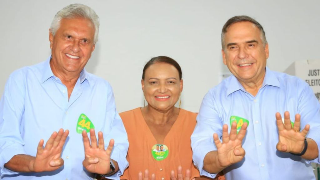 Sandro Mabel vota em Goiânia acompanhado do Governador Ronaldo&nbsp;Caiado
