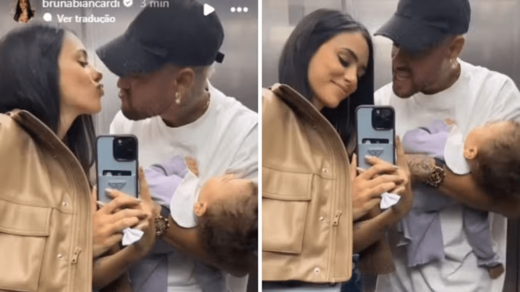 Após nova lesão, Neymar aparece com Bruna Biancardi e a Filha&nbsp;Mavie