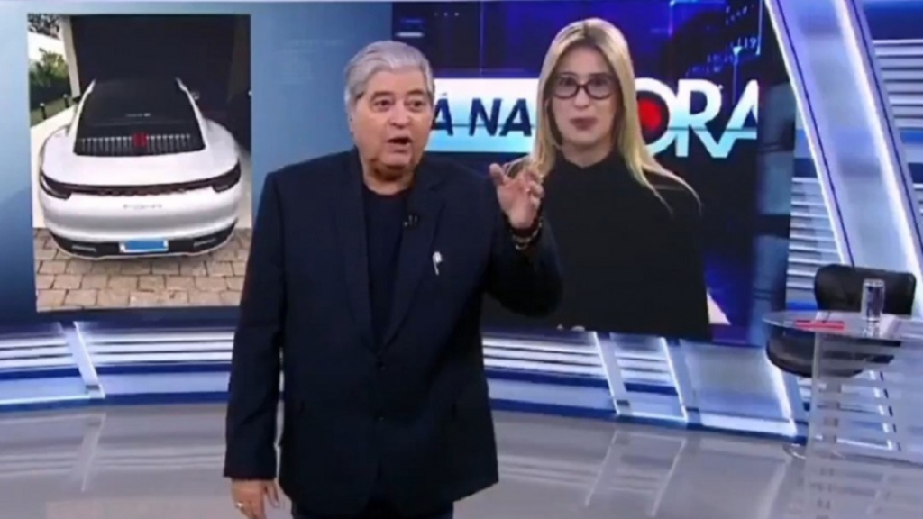 Gafe de Datena ao vivo no SBT gera climão com repórter e repercute nas&nbsp;redes